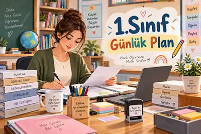 2026 - 2027 Yılı 1. Sınıf 1. Hafta Günlük Planları