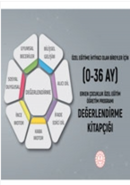 Erken Çocukluk Özel Eğitim (0-36 Ay) Öğretim Programı Değerlendirme Kitapçığı pdf indir