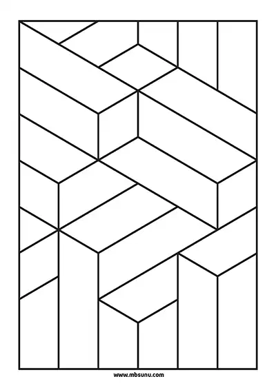 3D Geometrik Boyama 7