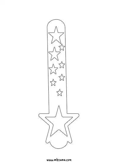 Boyamaya Uygun Png I Harfi - Model 19