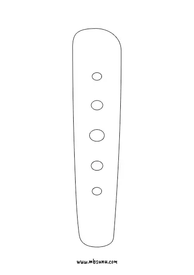 Boyamaya Uygun Png I Harfi - Model 1