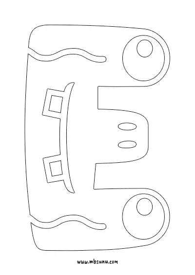 Boyamaya Uygun Png E Harfi - Model 32