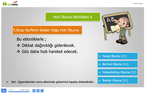 Hızlı okuma sunusu 6