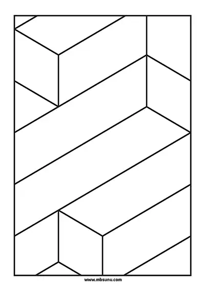 3D Geometrik Boyama 18