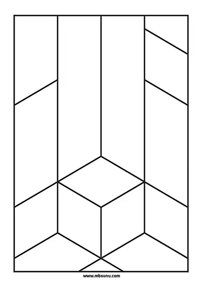 3D Geometrik Boyama 13
