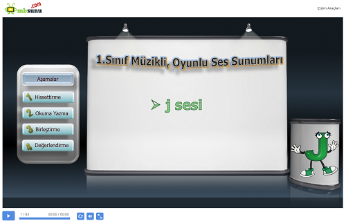 1.Sınıf Müzikli J Sesi Sunumu