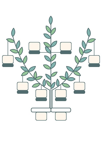 4. Sınıf Sosyal Bilgiler - Aile Soyağacım Şablonu