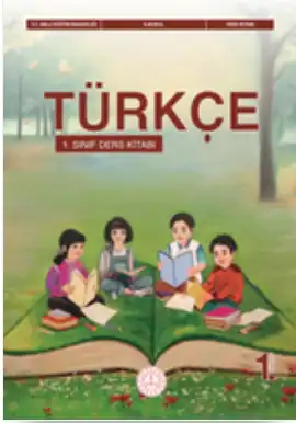 2025 - 2026 Yılı 1. Sınıf Türkçe Ders Kitabı (MEB - Maarif) - (1. Kitap)