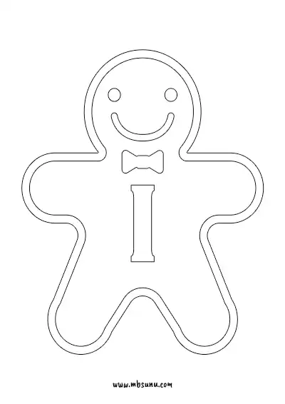 Boyamaya Uygun Png I Harfi - Model 8