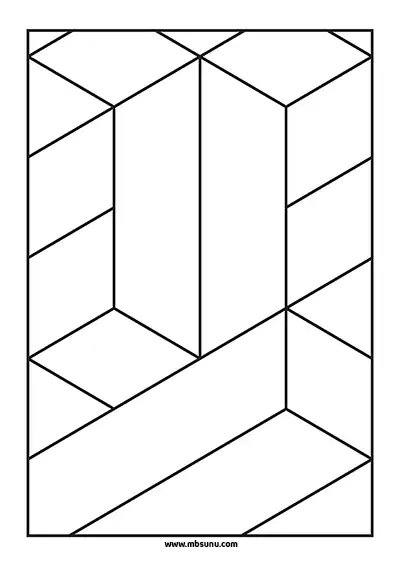 3D Geometrik Boyama 20