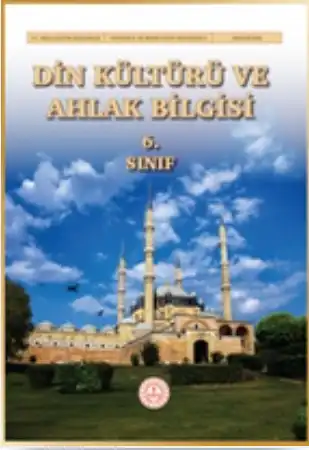 2025 - 2026 Yılı Ortaokul 6. Sınıf Din Kültürü ve Ahlak Bilgisi Ders Kitabı (MEB Yayınları)