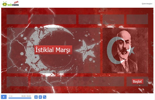 İstiklal Marşı Sunusu