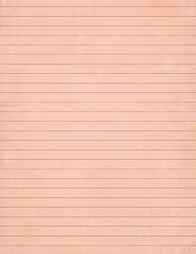 Eskitme Pastel Boya Arka Planlı Çizgili Yazı Kağıdı Şablonu (14 sayfa)