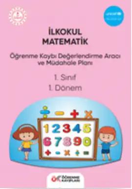 1. Sınıf Matematik - Öğrenme Kayıpları Değerlendirme Aracı ve Müdahale Planı (1. Dönem)