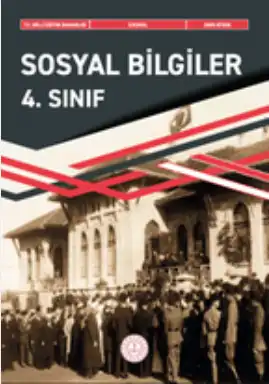 2025-2026 Eğitim Öğretim Yılı 4.Sınıf Sosyal Bilgiler Ders Kitabı (MEB)