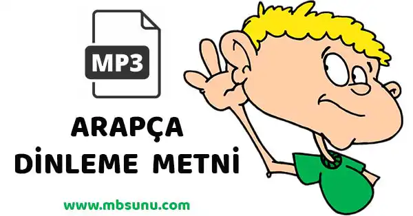 3. Sınıf Arapça Ders Kitabı Dinleme Metinleri - Tüm Ses Dosyaları