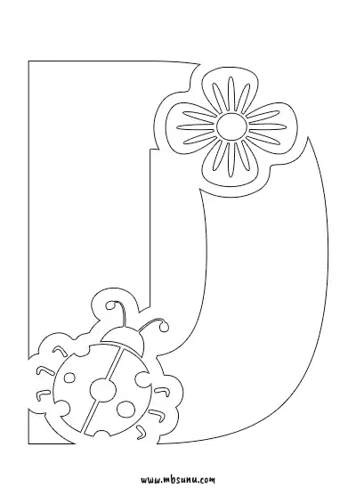 Boyamaya Uygun Png D Harfi - Model 9