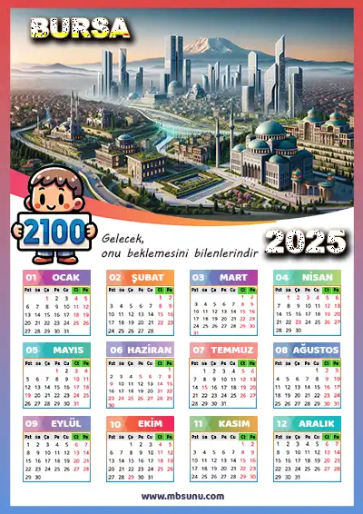 Gelecek Tasarımlı 2025 Bursa Takvimi