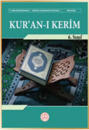 2025 - 2026 Yılı Ortaokul 6. Sınıf Kuranı Kerim Ders Kitabı (MEB Yayınları)
