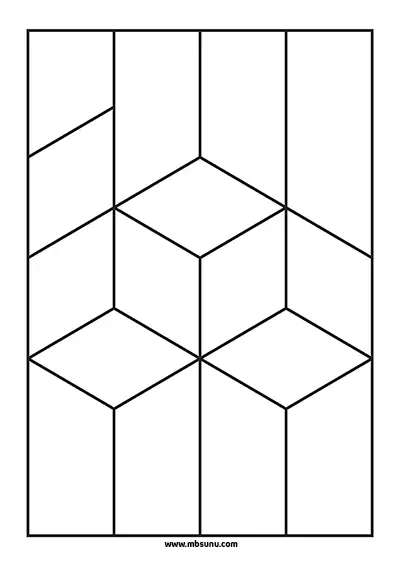 3D Geometrik Boyama 17