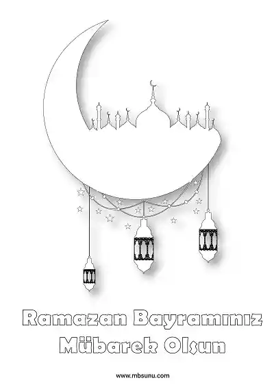 Ramazan Bayramı boyaması