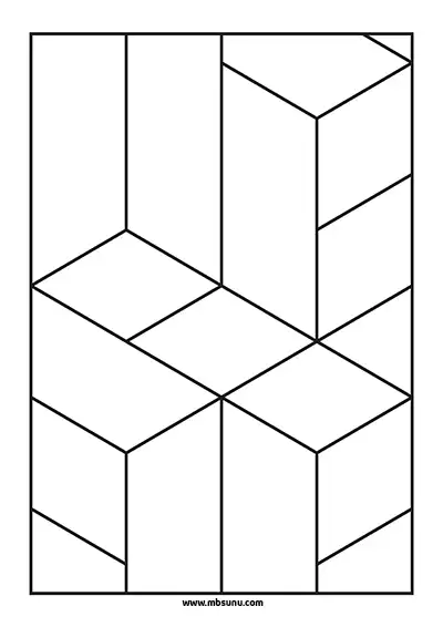 3D Geometrik Boyama 15