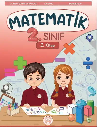 2025 - 2026 Yılı 2. Sınıf Matematik Ders Kitabı (MEB - Maarif) - (2. Kitap)
