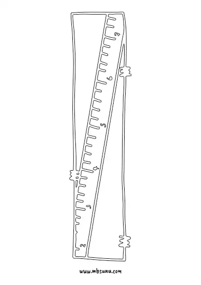 Boyamaya Uygun Png I Harfi - Model 15